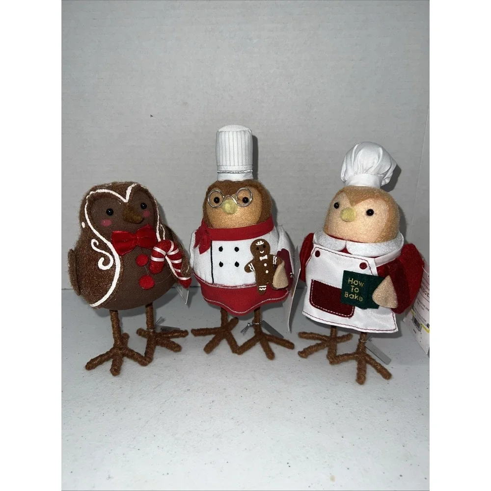 Target Wondershop Featherly Friends Smigden, Dash, & Glaze Fabric Birds 2025 NWT